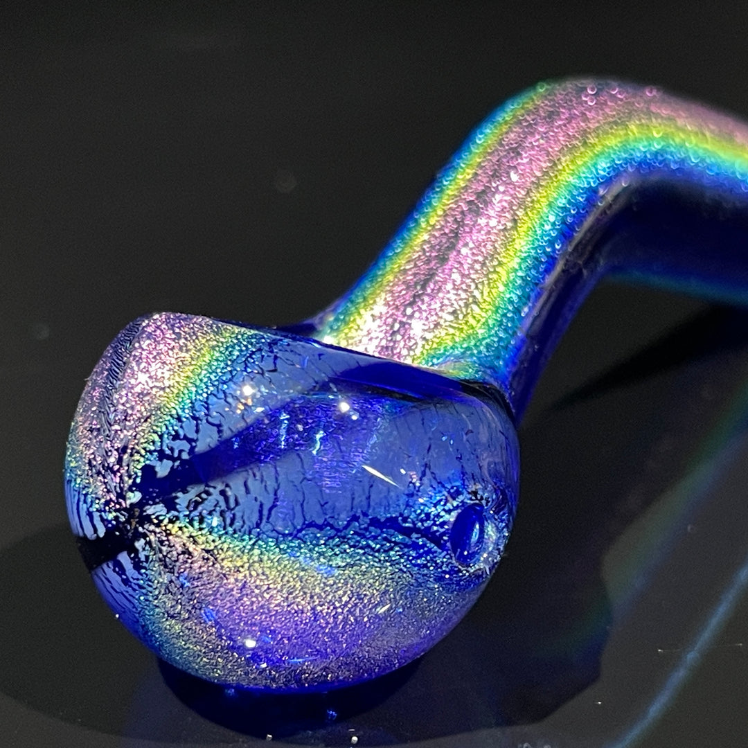 Lapis Lazuli Dichro Pocket Sherlock Glass Pipe Jellyfish Glass