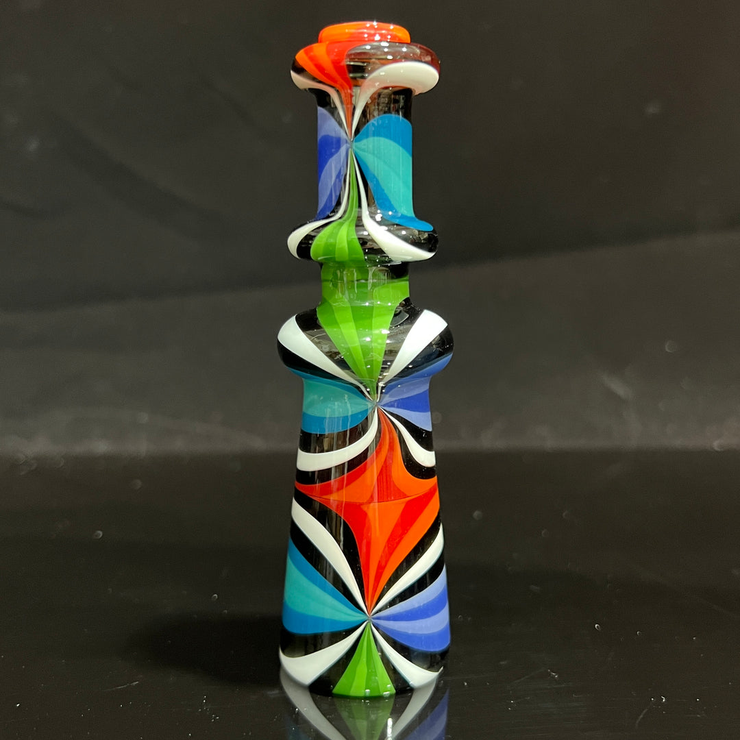 Heady Beachball Chillum 1 Glass Pipe TG   