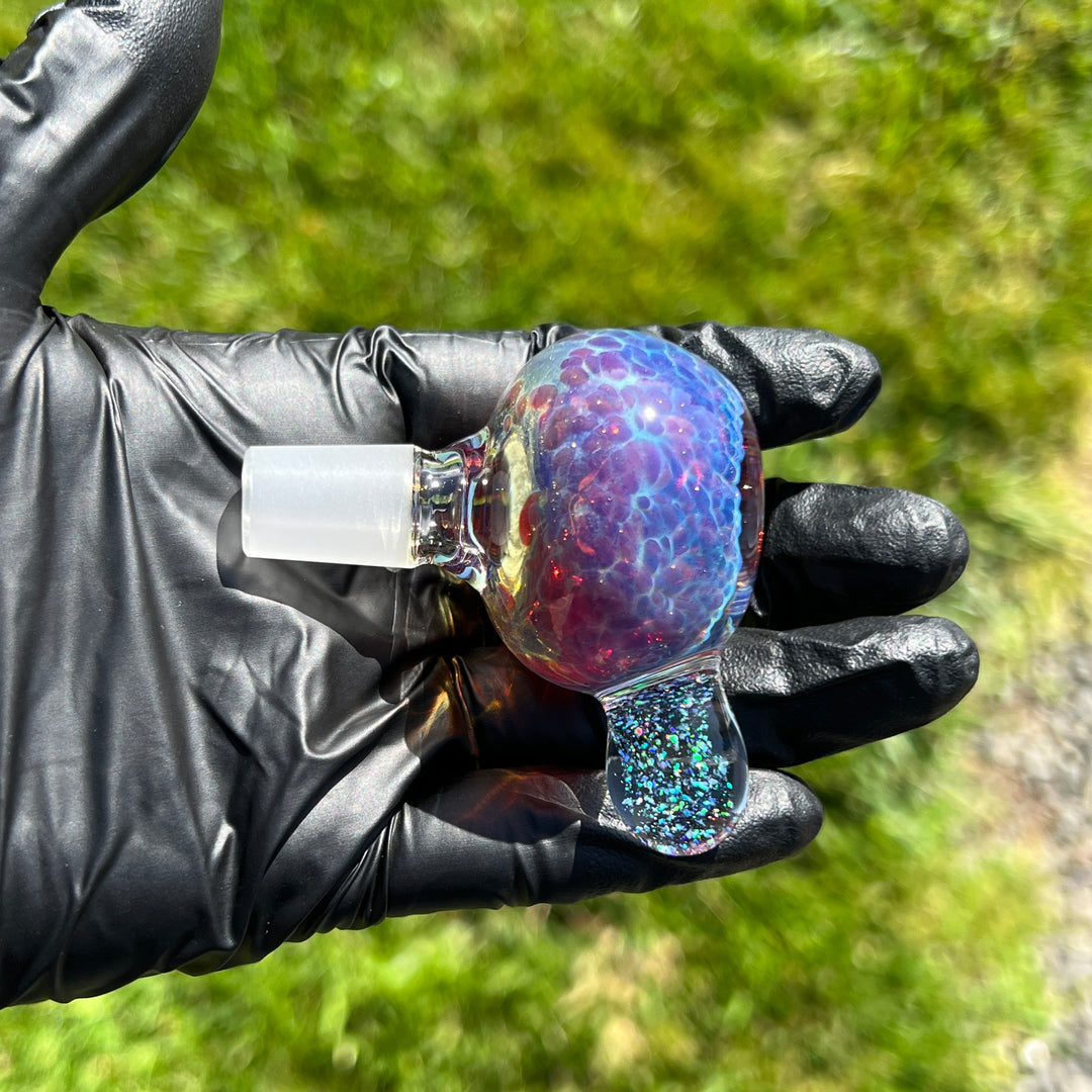 14mm Nebula Crushed Opal PullSlide Accessory Tako Glass   