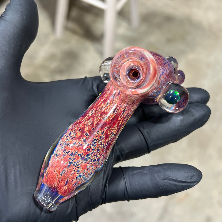 Tahitian Black Pearl UV Drop Hammer Glass Pipe Tako Glass   