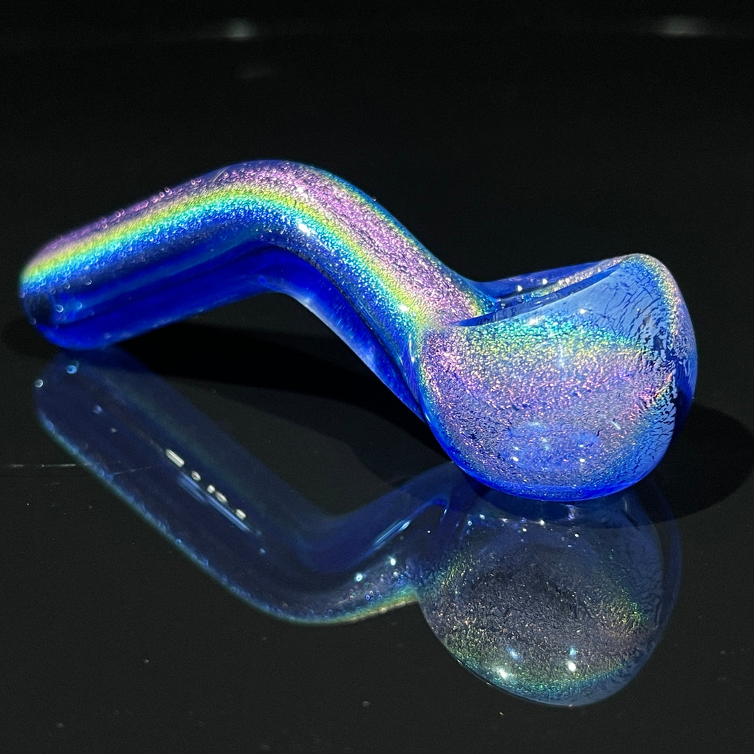 Lapis Lazuli Dichro Pocket Sherlock Glass Pipe Jellyfish Glass
