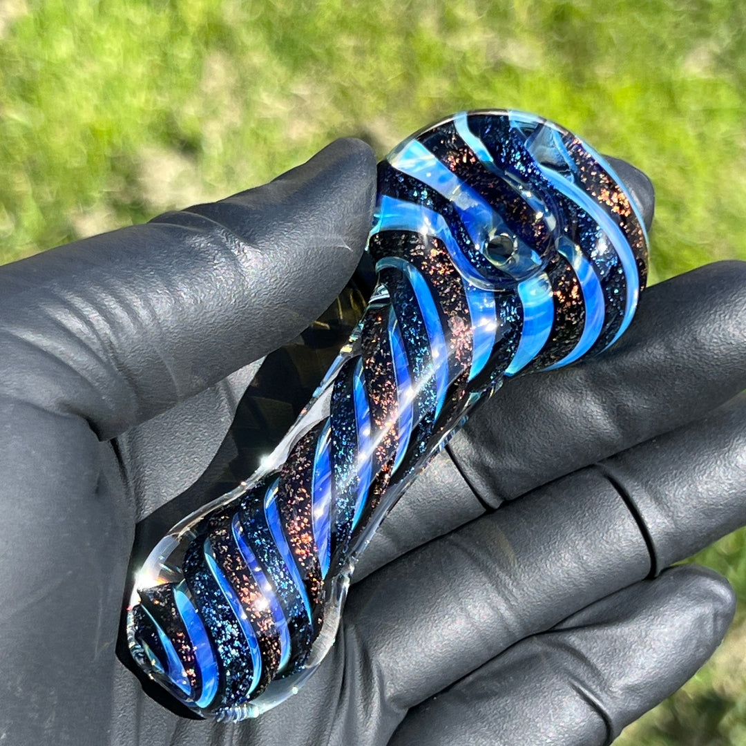 Dichro 4 Strip Glass Pipe 19 Glass Pipe Tiny Mike   