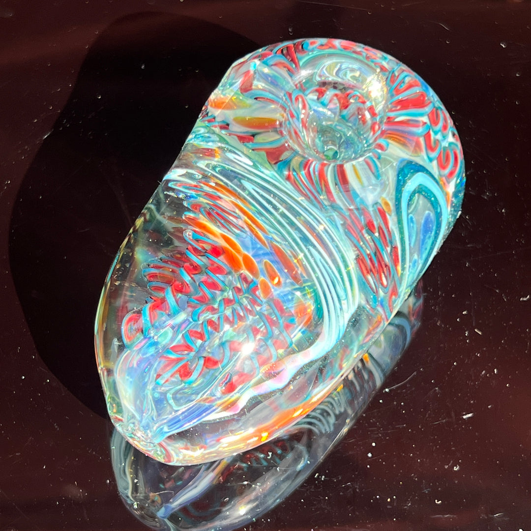 XL Inside Out Egg Spoon Glass Pipe Avant Garde   