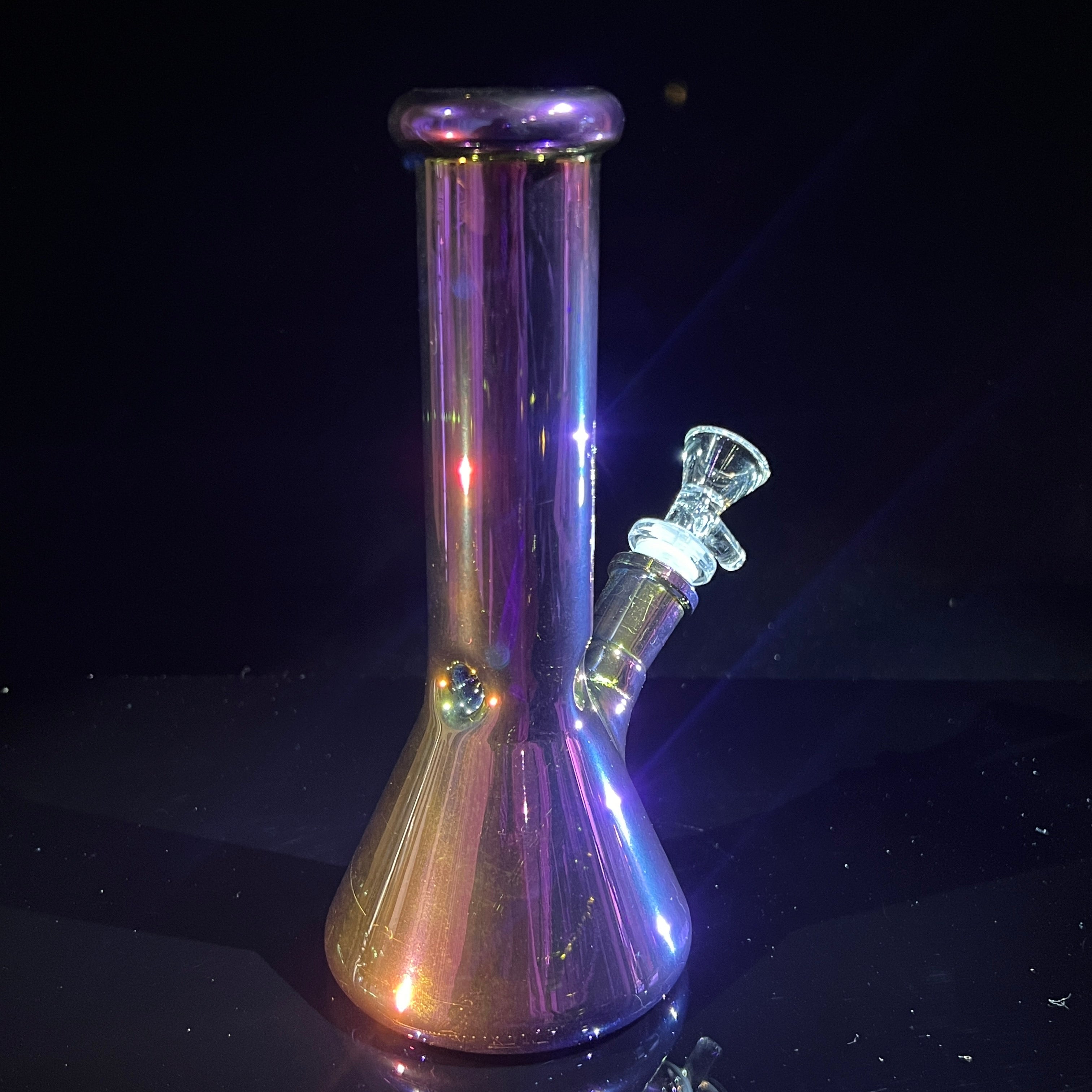 Ooze Hyborg Silicone Hybrid Water Pipe - Shimmer Purple