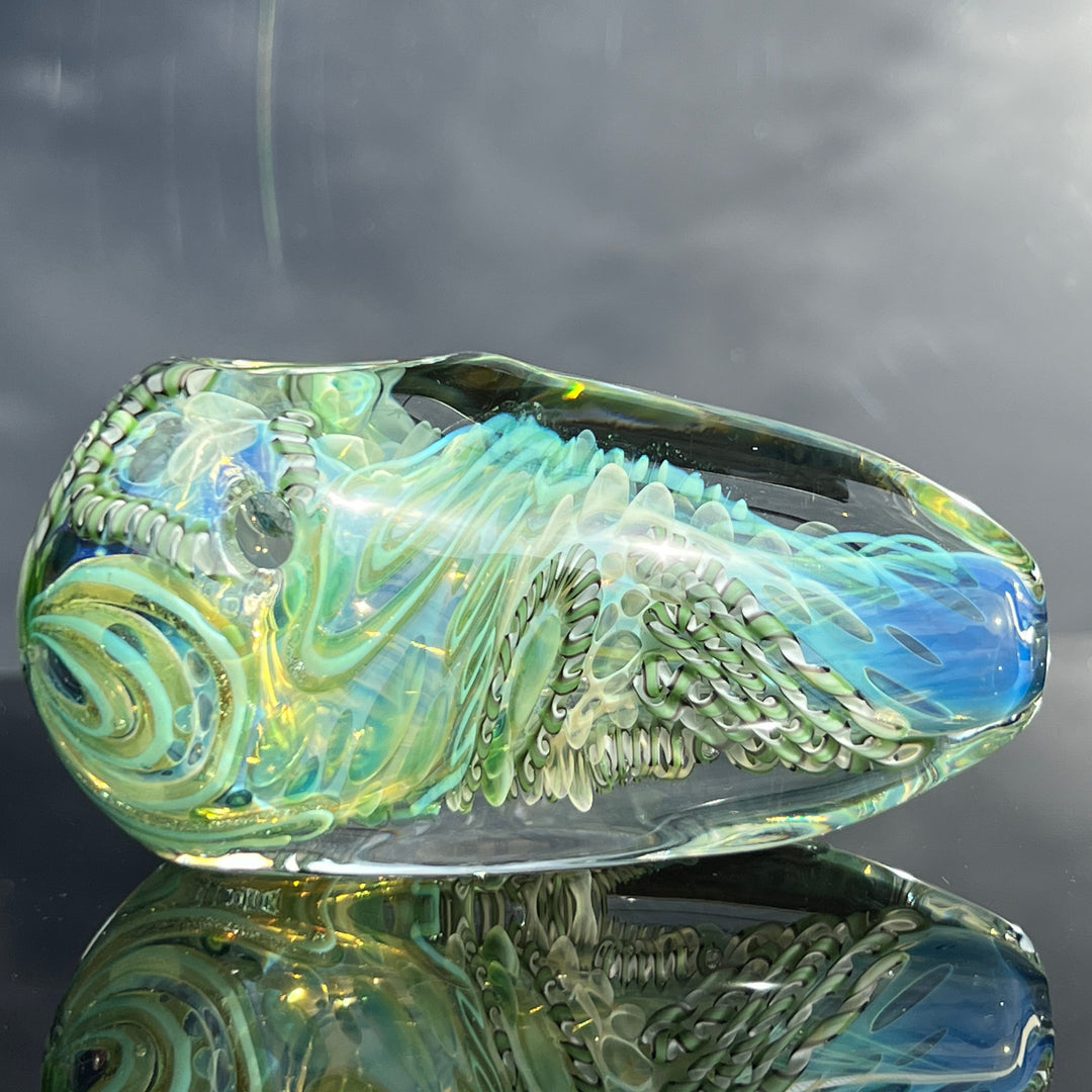XL Inside Out Egg Spoon Glass Pipe Avant Garde   