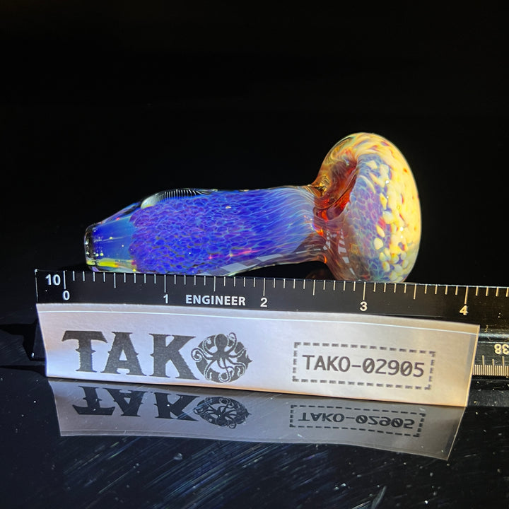 Purple Nebula Pipe UV Glass Pipe Tako Glass   