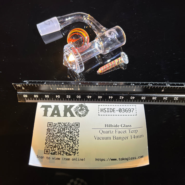 Quartz Facet Terp Vacuum Banger 14mm Accessory TG   