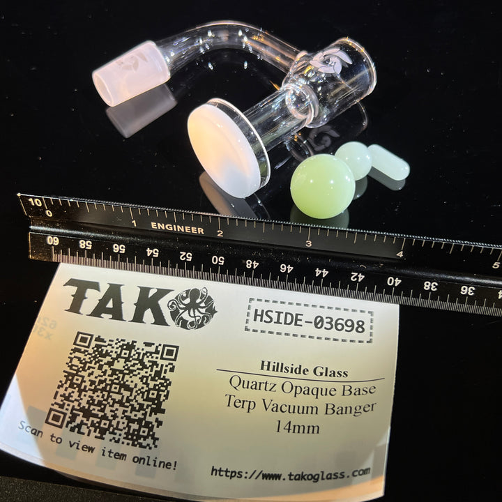 Quartz Opaque Base Terp Vacuum Banger 14mm Accessory TG   