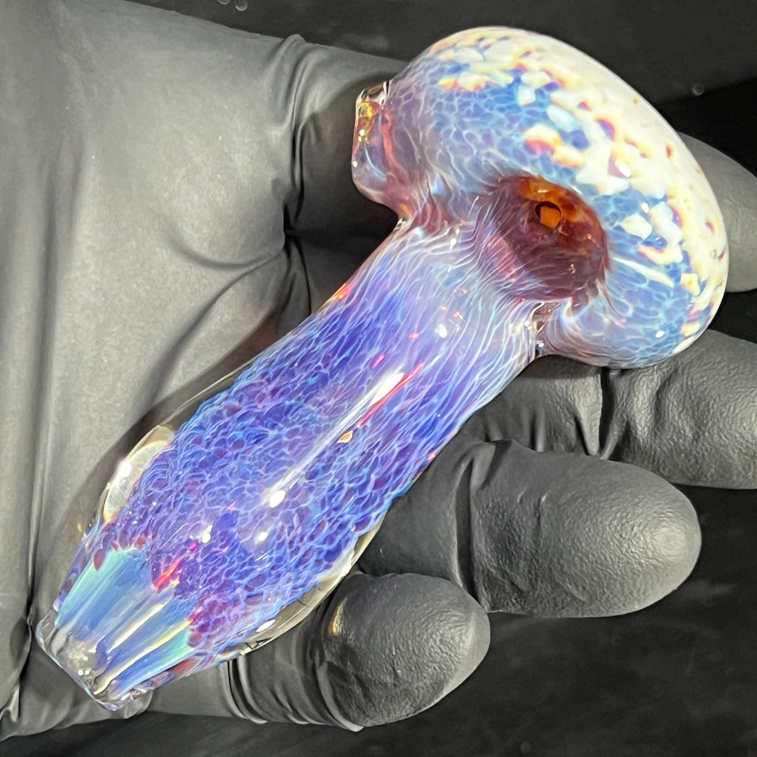 Purple Nebula Pipe UV Glass Pipe Tako Glass   