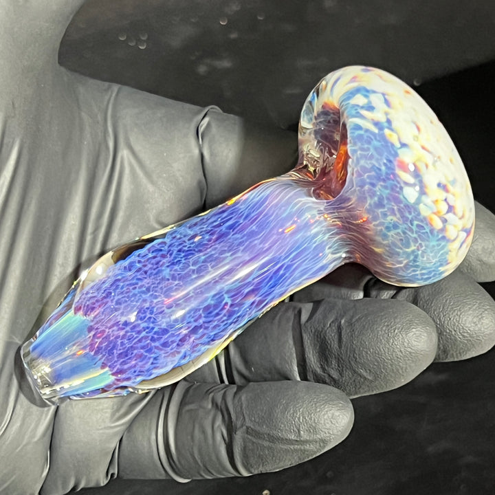 Purple Nebula Pipe UV Glass Pipe Tako Glass   