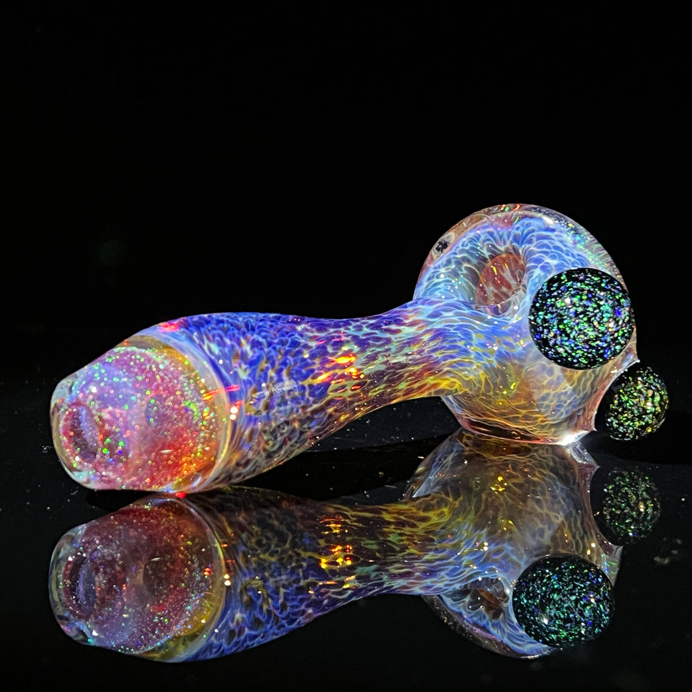 Custom Large Nebula Cropal Spoon Glass Pipe Tako Glass   