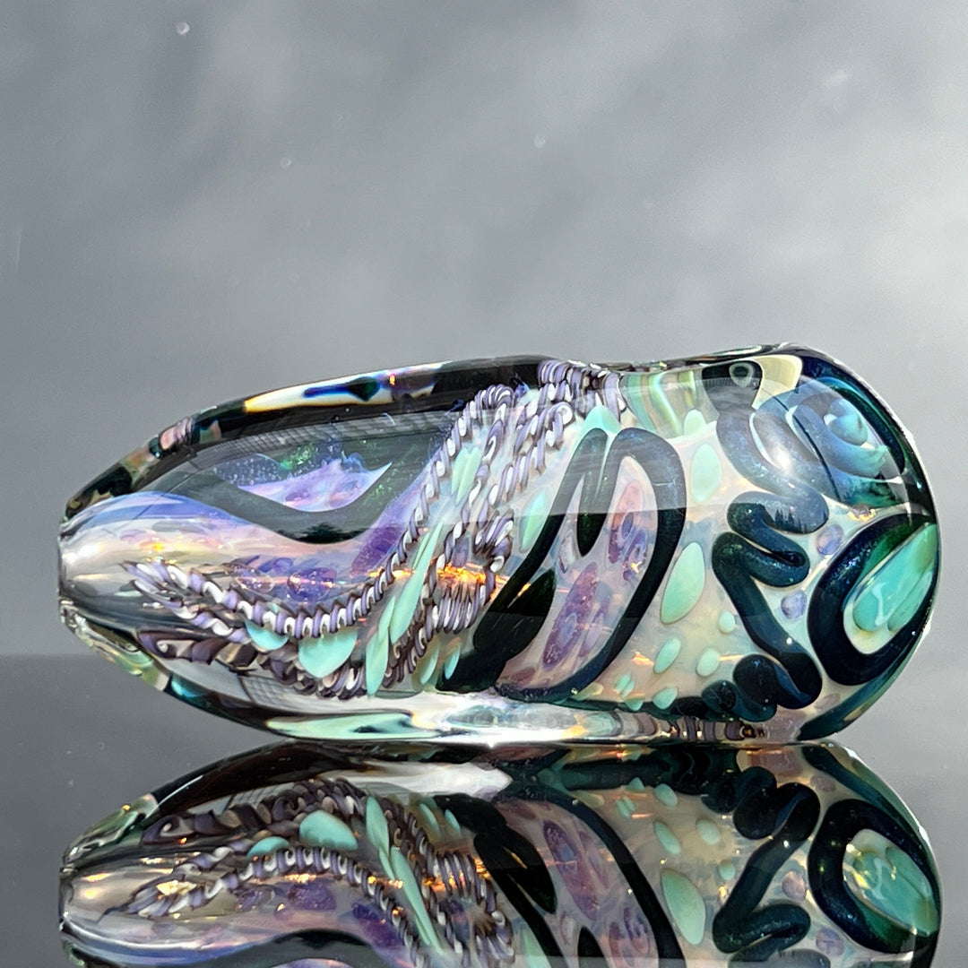 XL Inside Out Egg Spoon Glass Pipe Avant Garde   