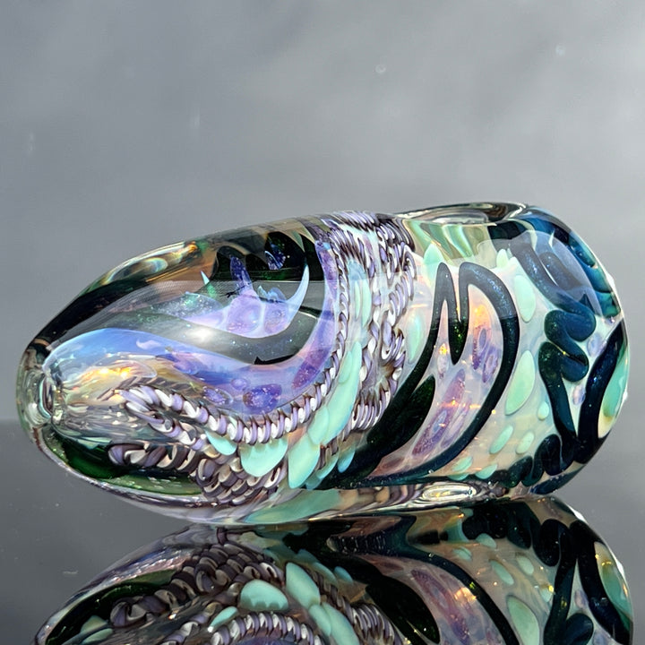 XL Inside Out Egg Spoon Glass Pipe Avant Garde   