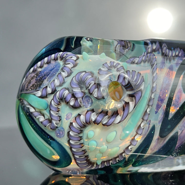 XL Inside Out Egg Spoon Glass Pipe Avant Garde   