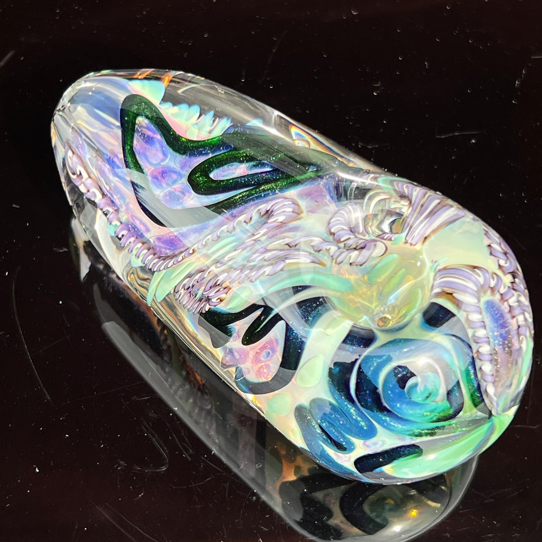 XL Inside Out Egg Spoon Glass Pipe Avant Garde   