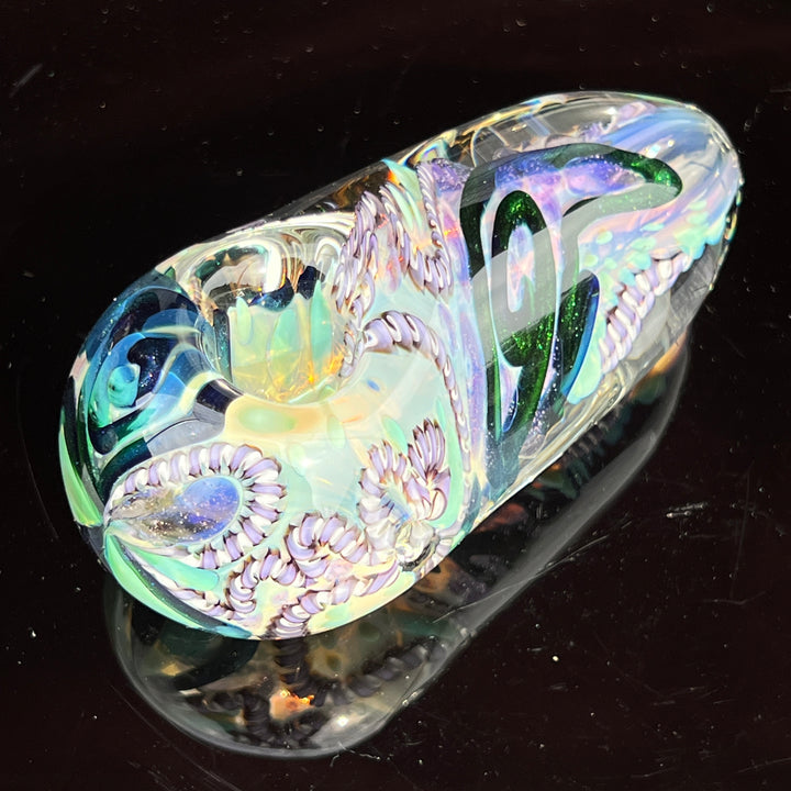 XL Inside Out Egg Spoon Glass Pipe Avant Garde   