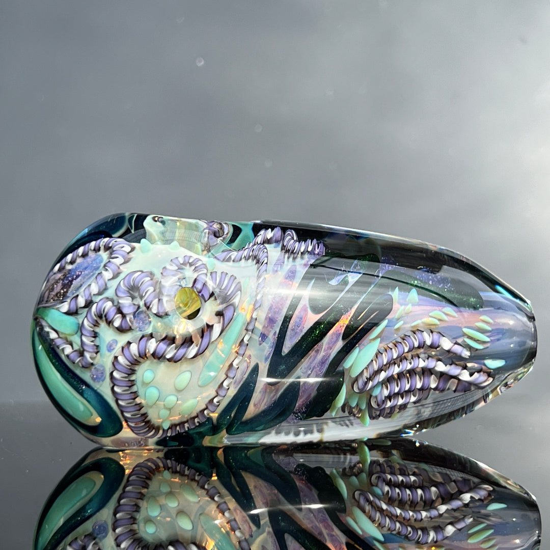 XL Inside Out Egg Spoon Glass Pipe Avant Garde   