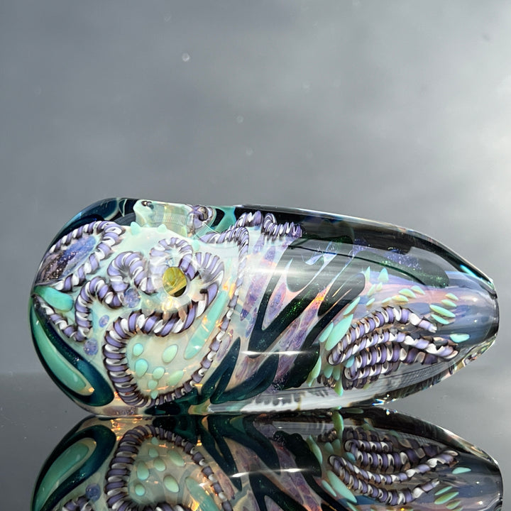 XL Inside Out Egg Spoon Glass Pipe Avant Garde   