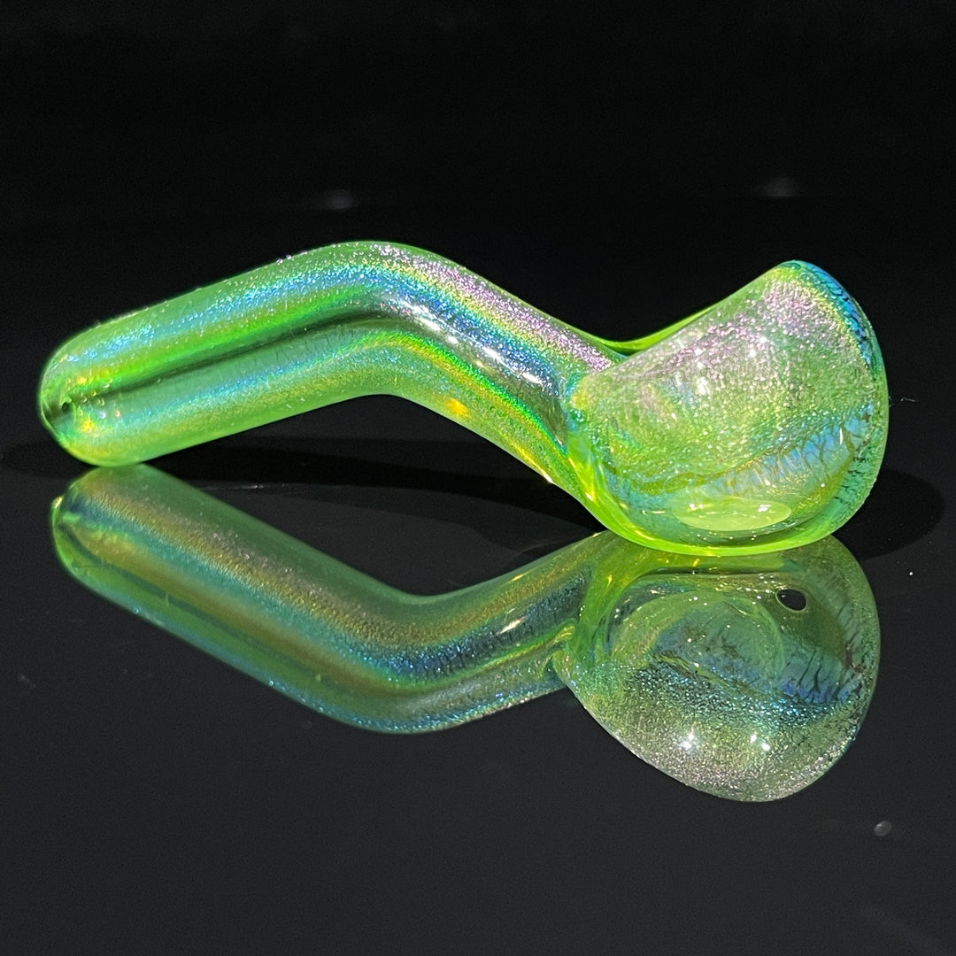 Watermelon Dichro Pocket Sherlock Glass Pipe Jellyfish Glass