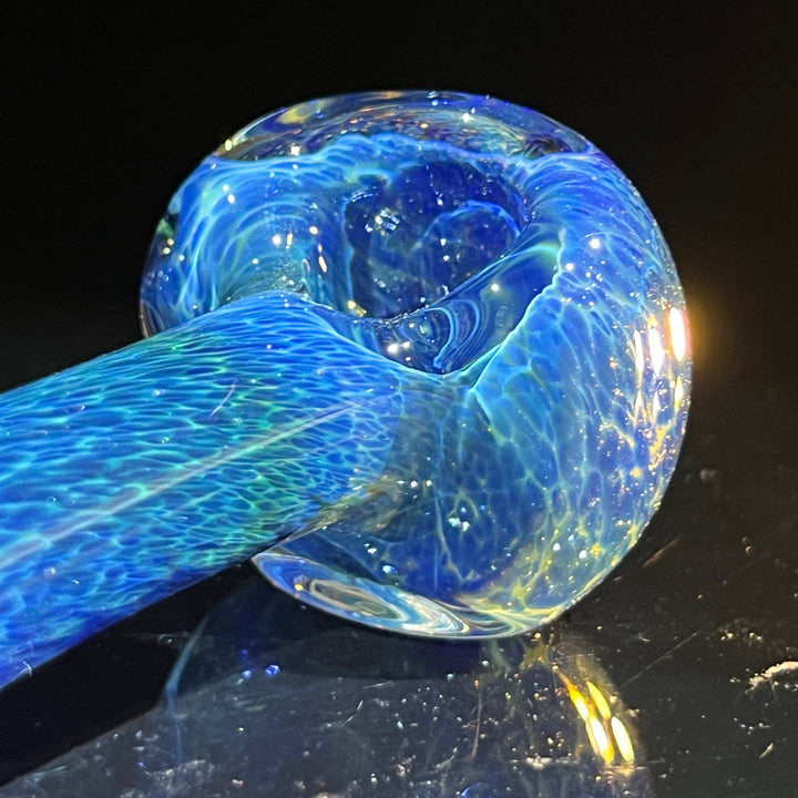 Blue Sea Sparkle Pipe Glass Pipe Beezy Glass   