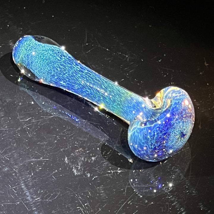 Blue Sea Sparkle Pipe Glass Pipe Beezy Glass   