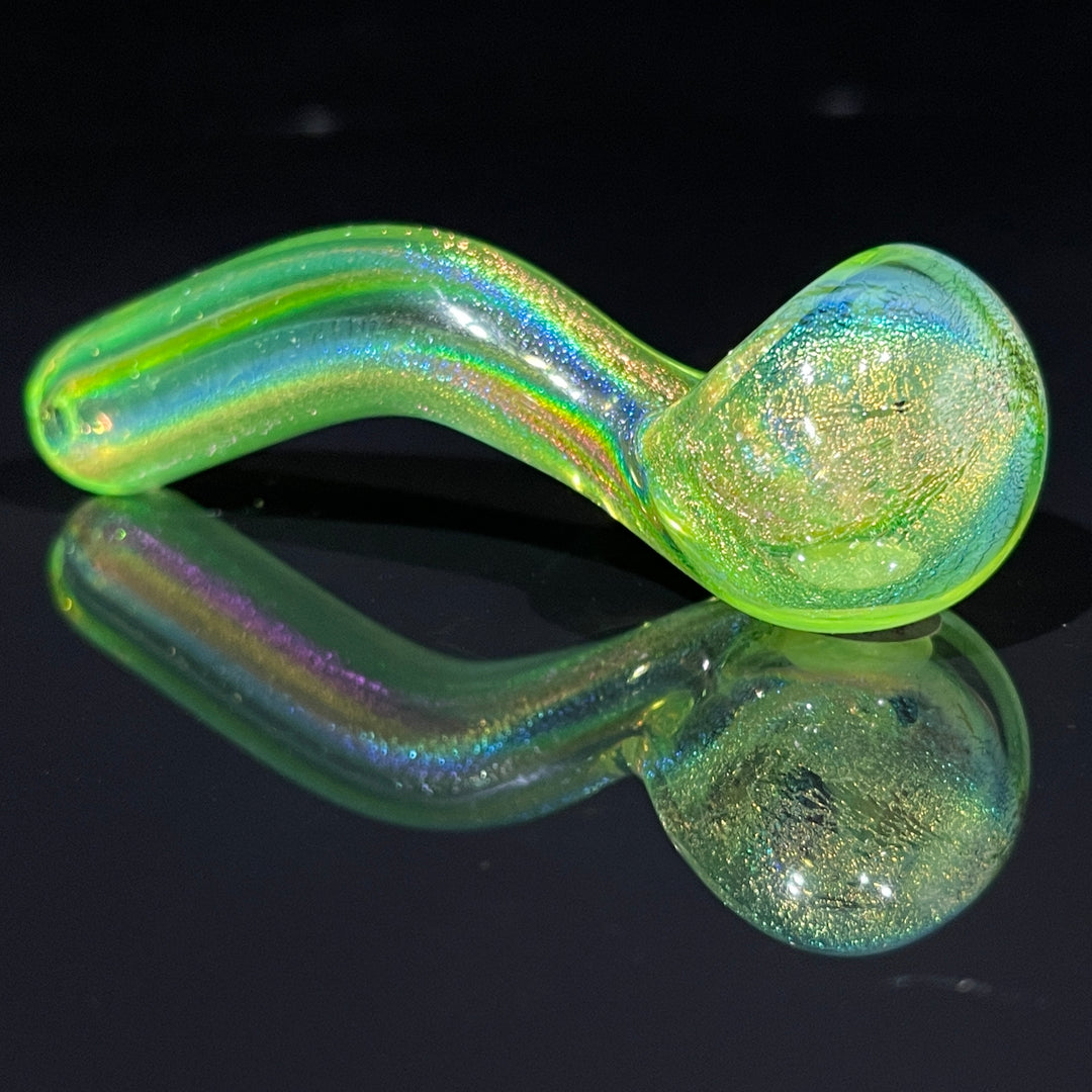 Watermelon Dichro Pocket Sherlock Glass Pipe Jellyfish Glass