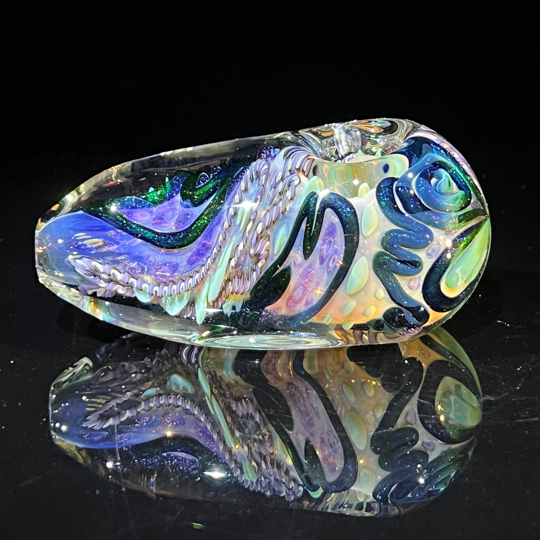 XL Inside Out Egg Spoon Glass Pipe Avant Garde   