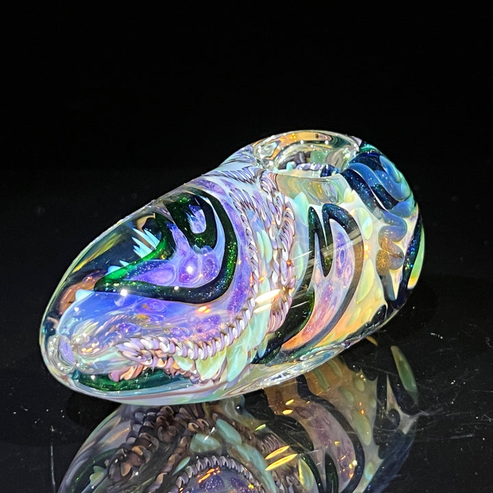 XL Inside Out Egg Spoon Glass Pipe Avant Garde   