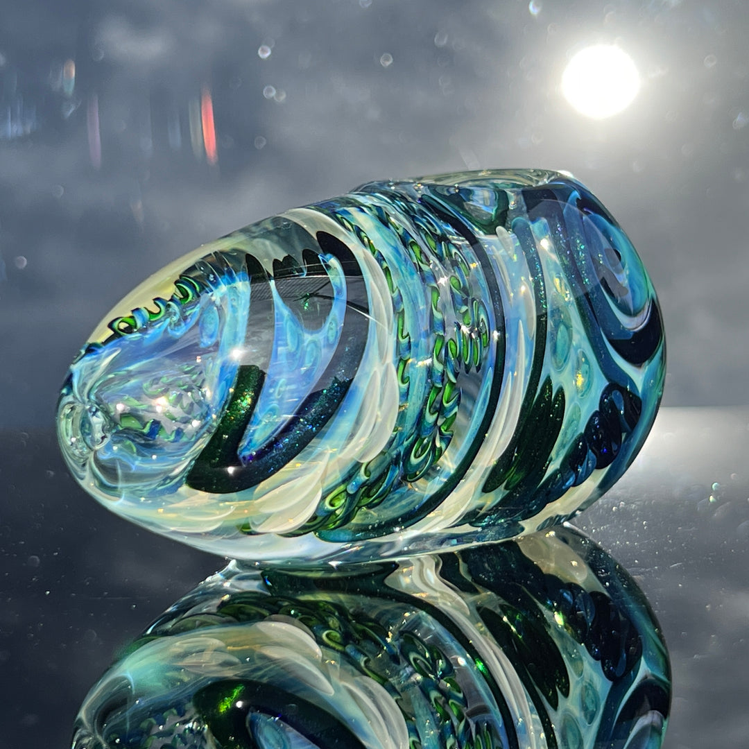 XL Inside Out Egg Spoon Glass Pipe Avant Garde   