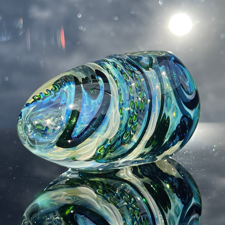 XL Inside Out Egg Spoon Glass Pipe Avant Garde   
