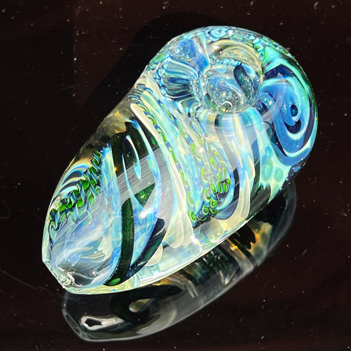 XL Inside Out Egg Spoon Glass Pipe Avant Garde   