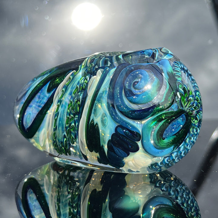 XL Inside Out Egg Spoon Glass Pipe Avant Garde   