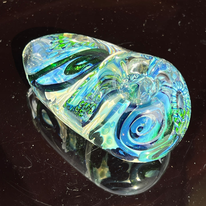XL Inside Out Egg Spoon Glass Pipe Avant Garde   