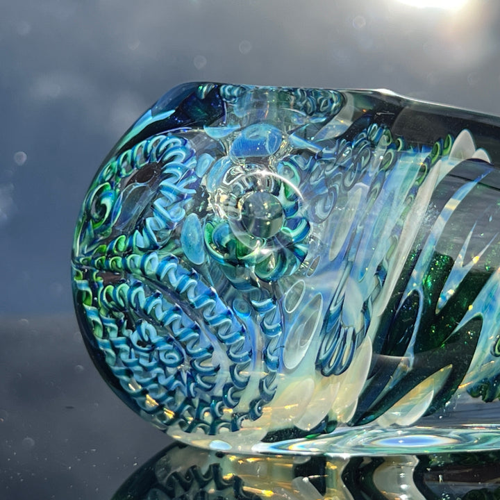 XL Inside Out Egg Spoon Glass Pipe Avant Garde   