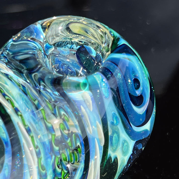 XL Inside Out Egg Spoon Glass Pipe Avant Garde   
