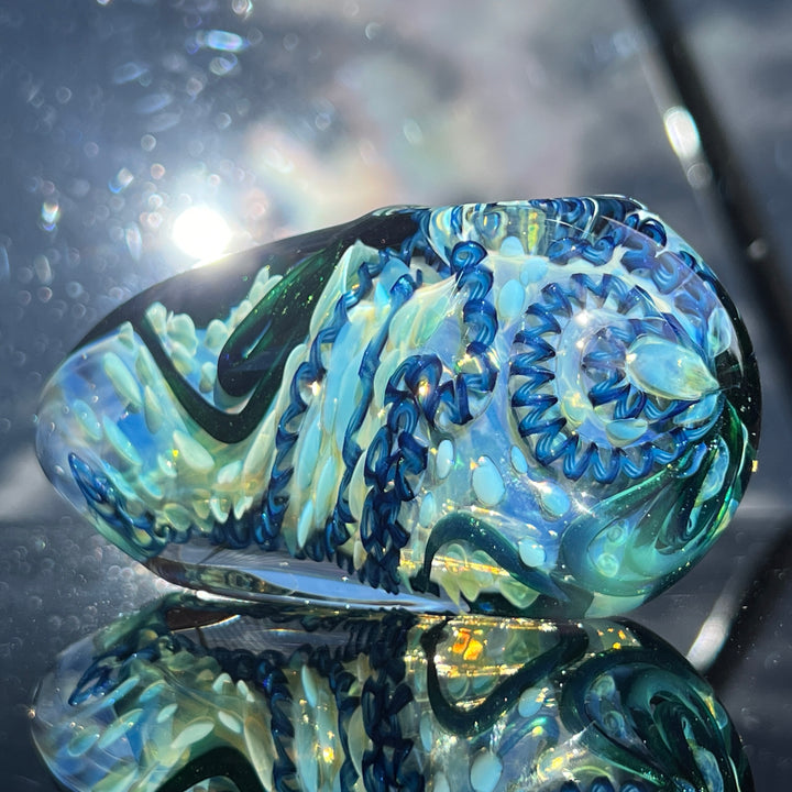 XL Inside Out Egg Spoon Glass Pipe Avant Garde   