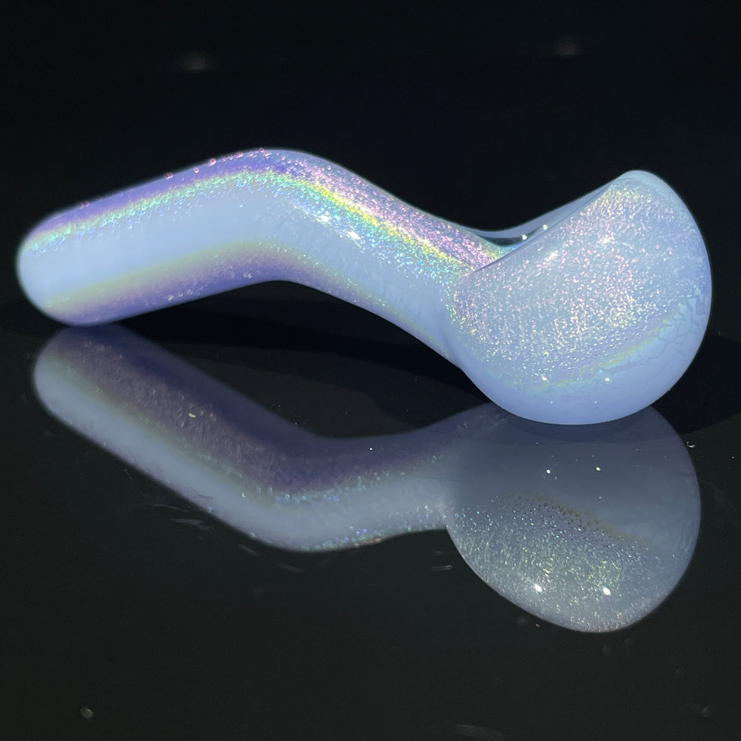 Cornflower Unicorn Dichro Pocket Sherlock Glass Pipe Jellyfish Glass