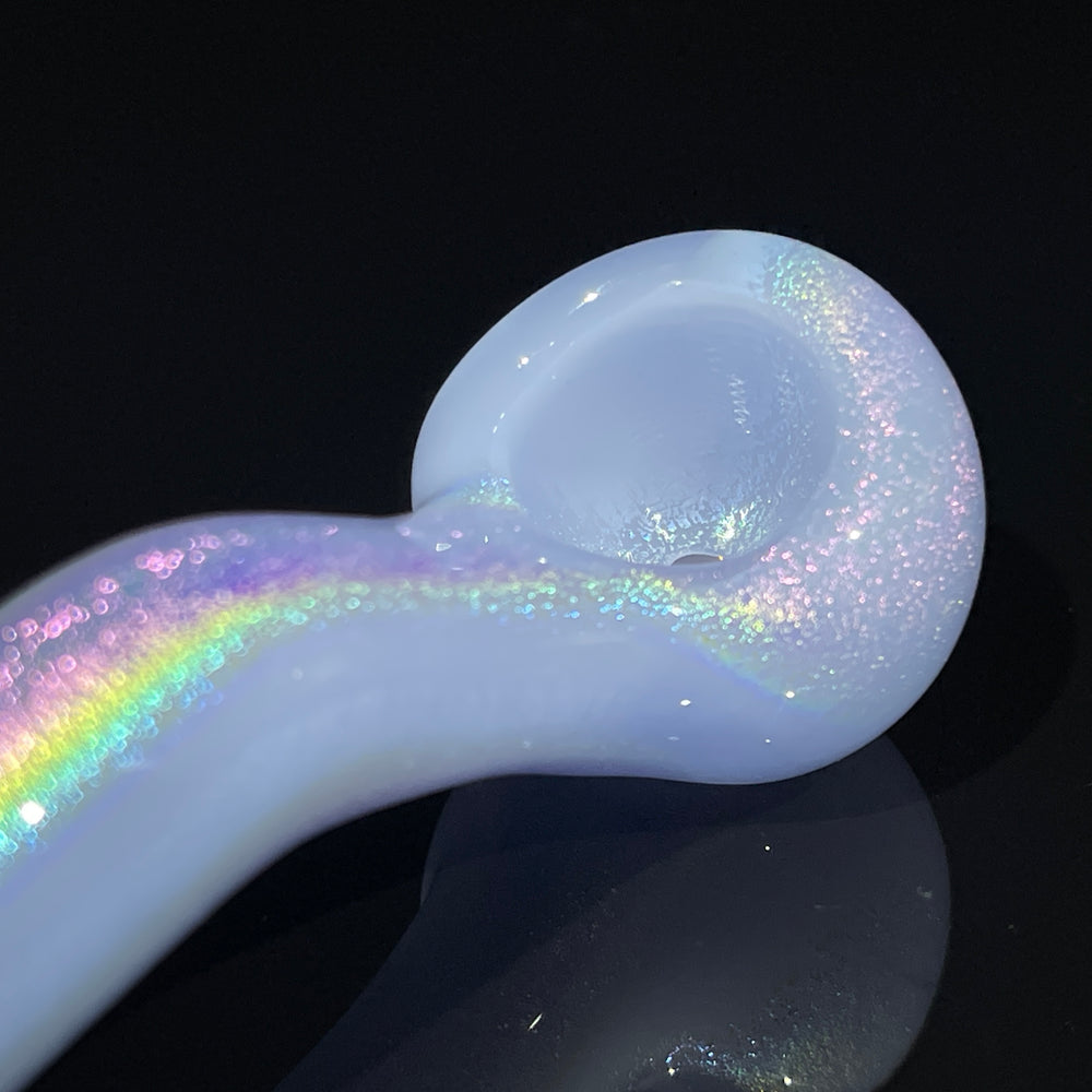Cornflower Unicorn Dichro Pocket Sherlock Glass Pipe Jellyfish Glass