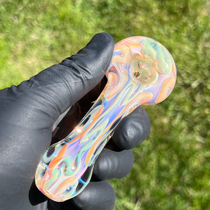 Ghost Flame Glass Pipe 6 Glass Pipe Tiny Mike   
