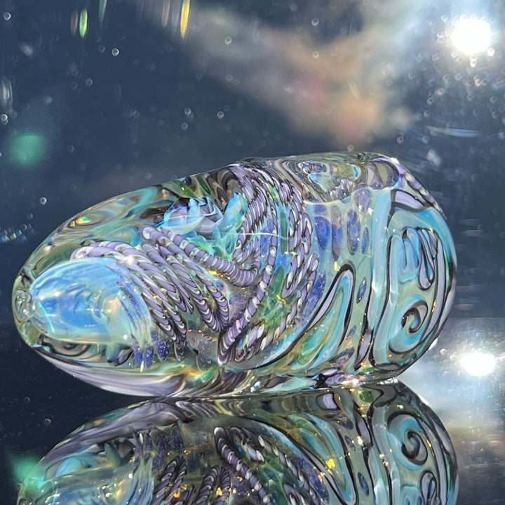 XL Inside Out Egg Spoon Glass Pipe Avant Garde   