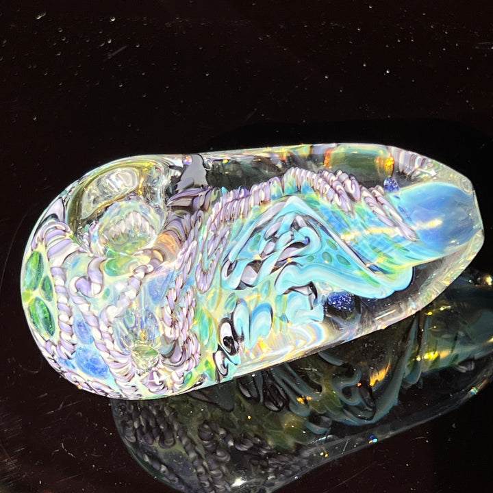 XL Inside Out Egg Spoon Glass Pipe Avant Garde   