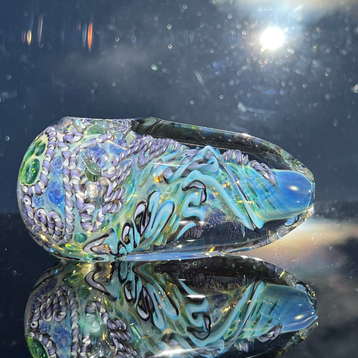 XL Inside Out Egg Spoon Glass Pipe Avant Garde   