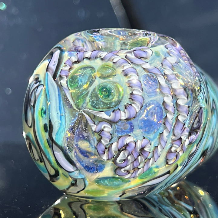 XL Inside Out Egg Spoon Glass Pipe Avant Garde   