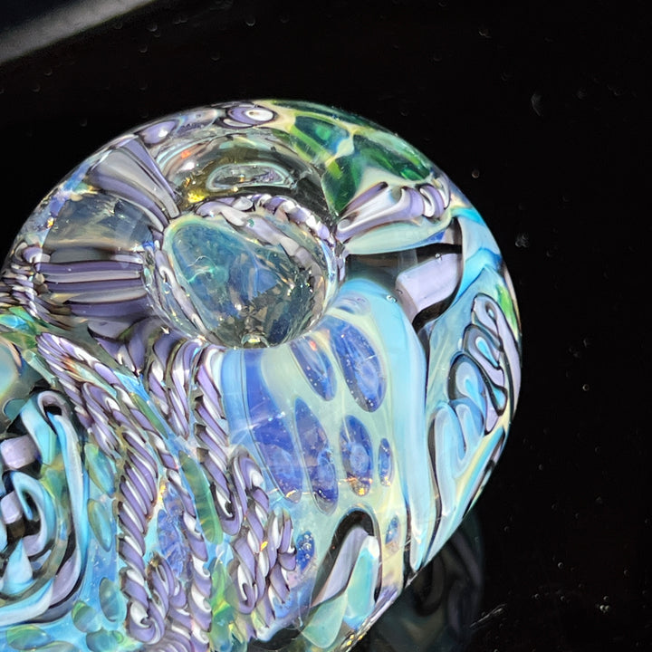 XL Inside Out Egg Spoon Glass Pipe Avant Garde   