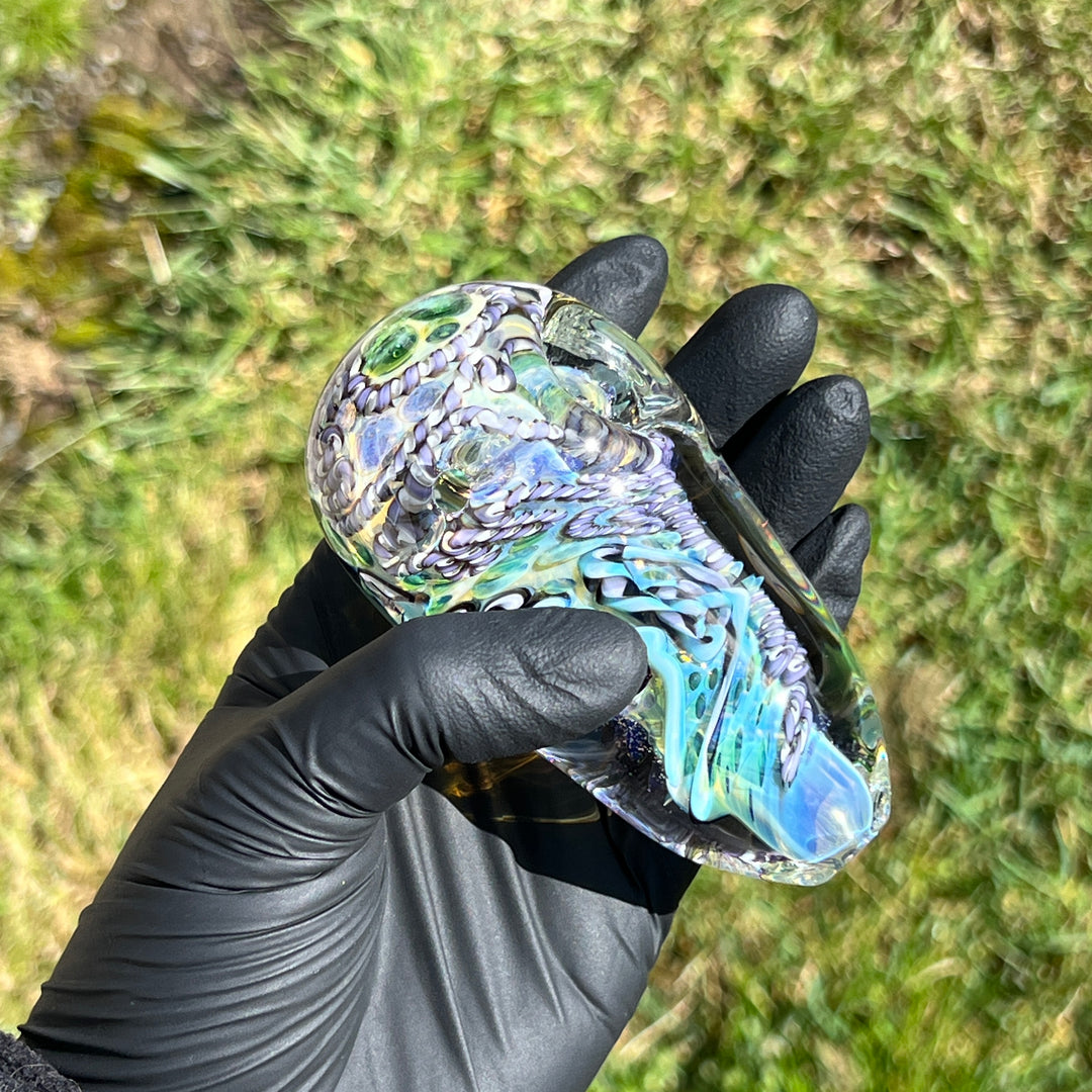 XL Inside Out Egg Spoon Glass Pipe Avant Garde   