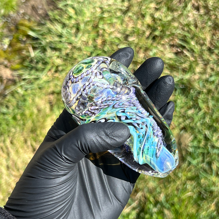 XL Inside Out Egg Spoon Glass Pipe Avant Garde   