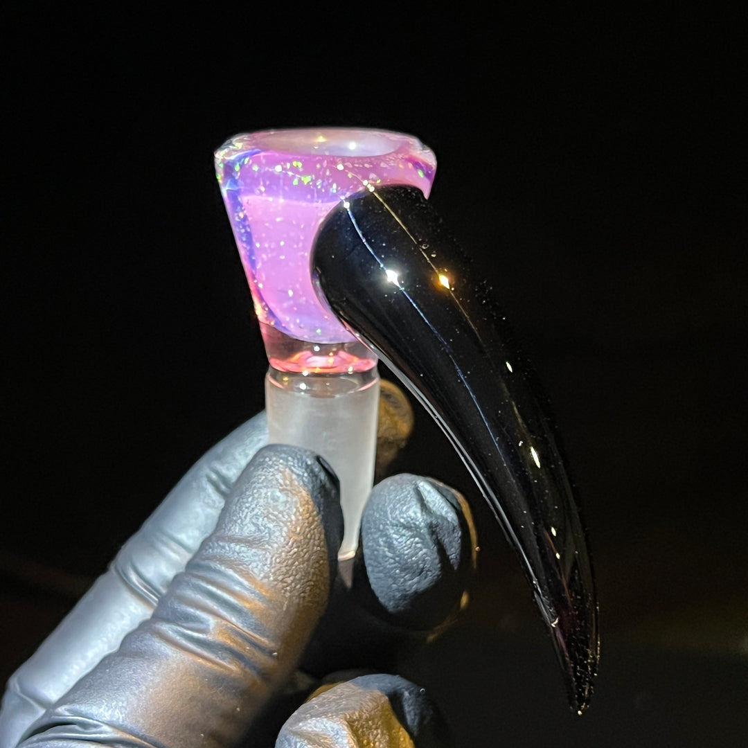 14mm Crushed Opal Horn Maritni Pull Slide Accessory AJ Surf City Tubes   