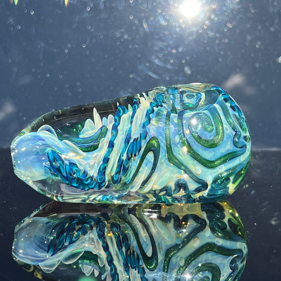 XL Inside Out Egg Spoon Glass Pipe Avant Garde   