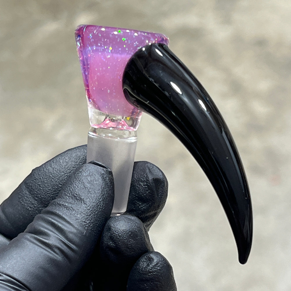 14mm Crushed Opal Horn Maritni Pull Slide Accessory AJ Surf City Tubes   