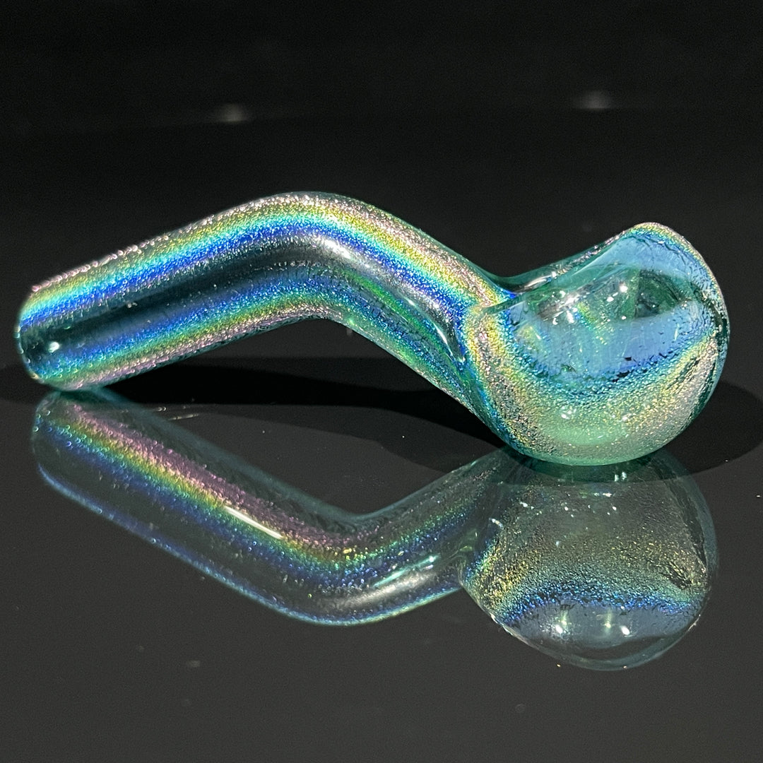 Deep Forest Dichro Pocket Sherlock Glass Pipe Jellyfish Glass